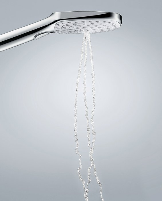 Ручной душ Hansgrohe Raindance Select 120 Air 3jet (хром/белый) 26520400. Фото