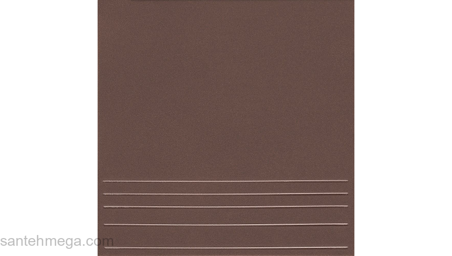 Керамин Клинкер ступени Амстердам 4 298х298 коричневый