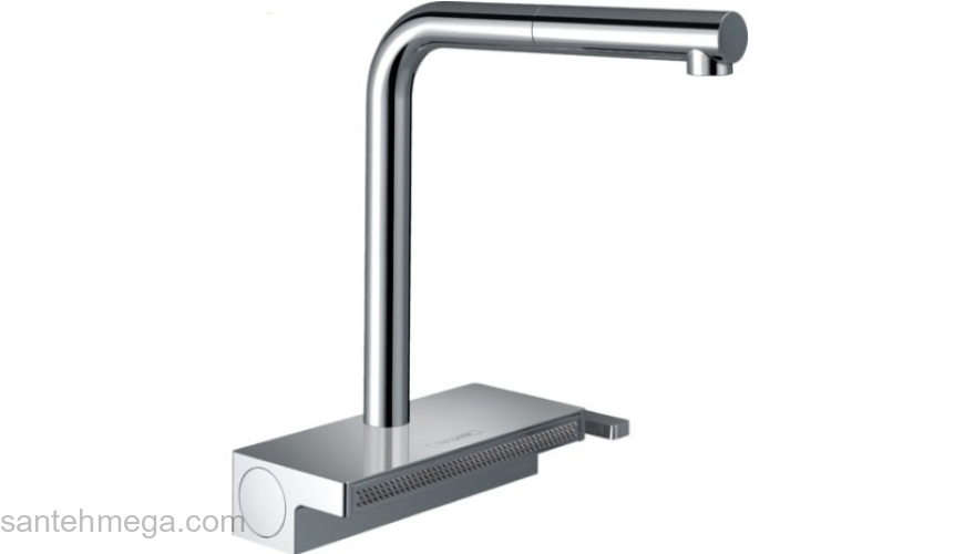 Смеситель для кухни с вытяжным душем Hansgrohe Aquno Select M81 250 73836000. Фото