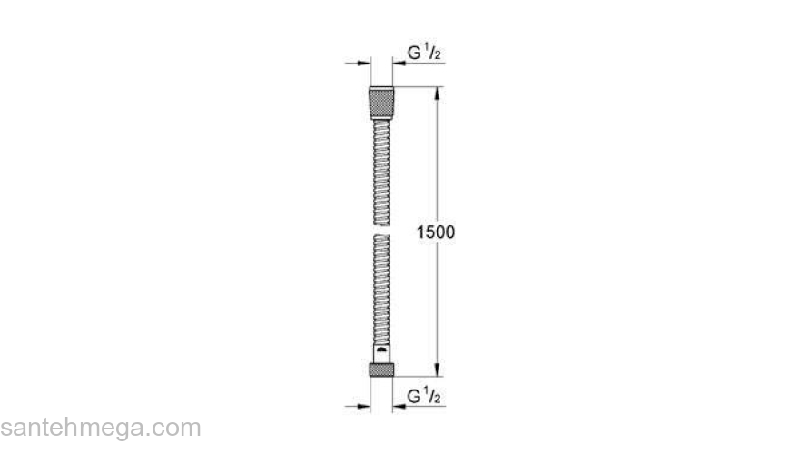 Душевой шланг GROHE Ondus 28143KS0. Фото