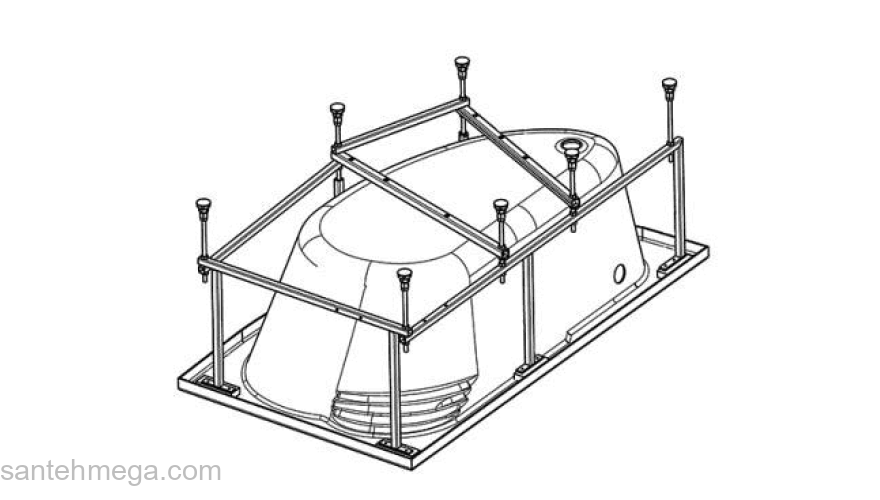 Каркас SANTEK Ибица 1.WH11.2.427. Фото