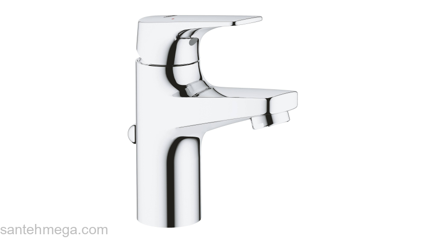 GROHE 23751000 BauFlow Смеситель для раковины со сливным гарнитуром, S-Size. Фото