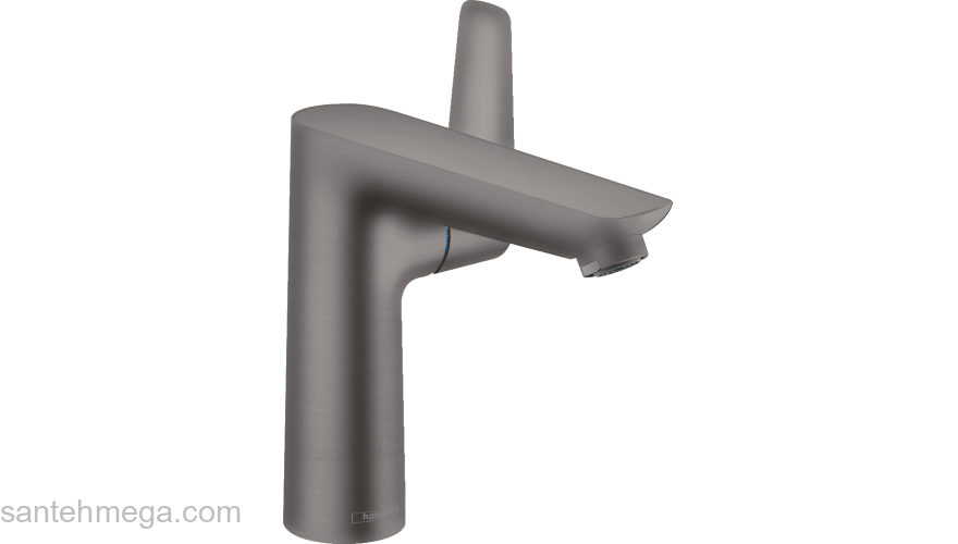 71754340 HANSGROHE  Talis E 150 смеситель для раковины шлиф,черный хром. Фото