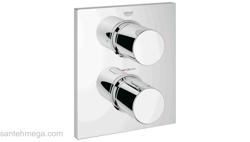 Смеситель термостатический для душа GROHE Grohtherm F 27618000 (внешняя часть). Фото