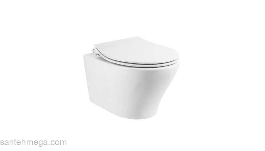 Унитаз подвесной безободковый BELBAGNO Acqua BB340CHR. Фото