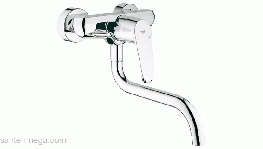 Смеситель для мойки GROHE Eurodisc Cosmopolitan 33772002. Фото
