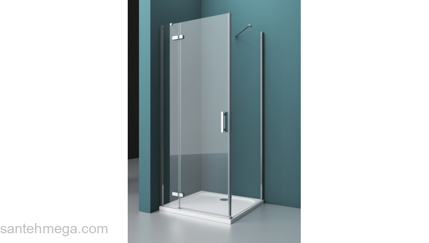 Душевой угол BELBAGNO KRAFT-AH-12-120/100-C-Cr-R. Фото