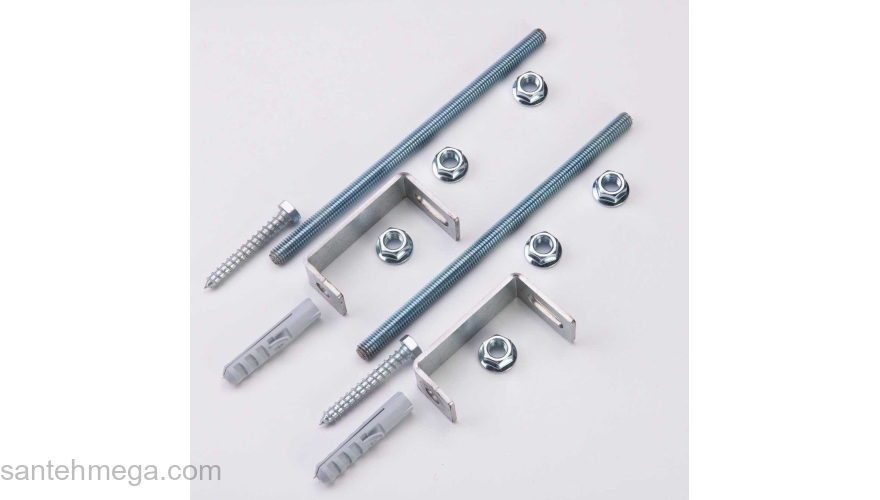 Комплект крепления для инсталляций к стене 190-250 мм AQUATEK KKI-0000001. Фото