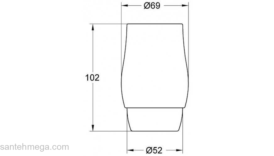 Стакан GROHE 40324000 для ванной комнаты. Фото