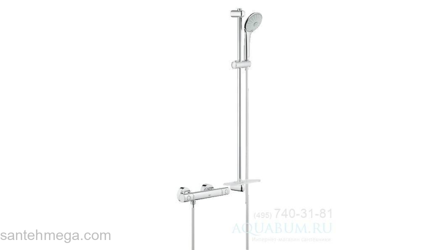 Смеситель термостатический для душа GROHE Grohtherm 1000 Cosmopolitan 34321002. Фото