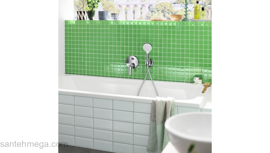 Смеситель для ванны Hansgrohe Novus 71045000 (внешняя часть). Фото