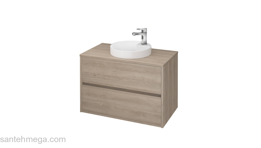 CERSANIT Раковина встраиваемая CREA в столешницу 38 UM-CRE38/1-ic. Фото