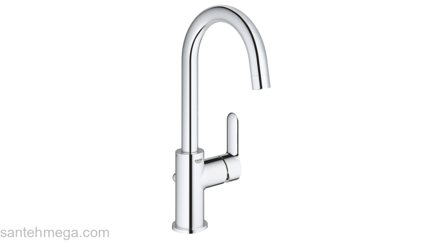 GROHE 23760000 BauEdge Смеситель для раковины со сливным гарнитуром, L-Size. Фото