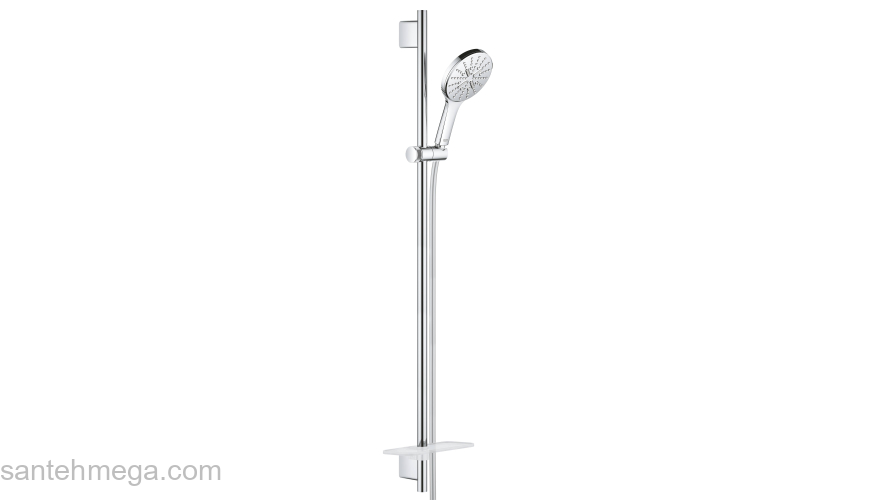 GROHE 26548000 Rainshower SmartActive 130 Душевой гарнитур III, душевая штанга 900 мм, шланг 1750 мм, 9,5 л/мин, хром. Фото