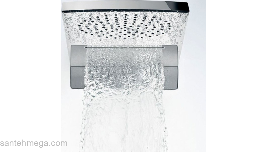 Верхний душ Hansgrohe Rainfall 180 Air хром 28433000. Фото