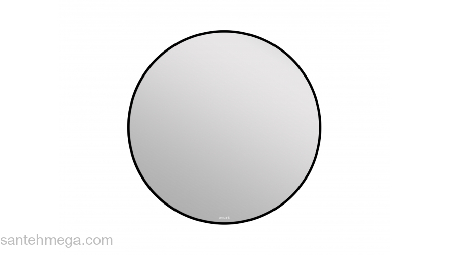 Зеркало CERSANIT Eclipse Smart 100х100 в черной рамке A64149. Фото