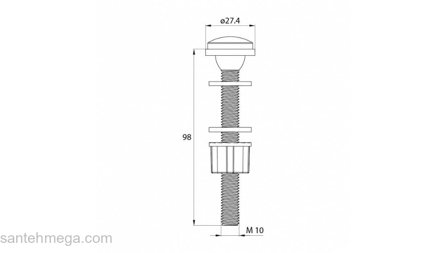Клапан впускной IDDIS н/п F012400-07. Фото
