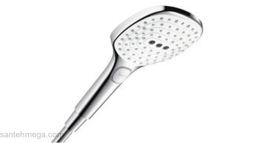 Ручной душ Hansgrohe Raindance Select 120 Air 3jet (хром/белый) 26520400. Фото