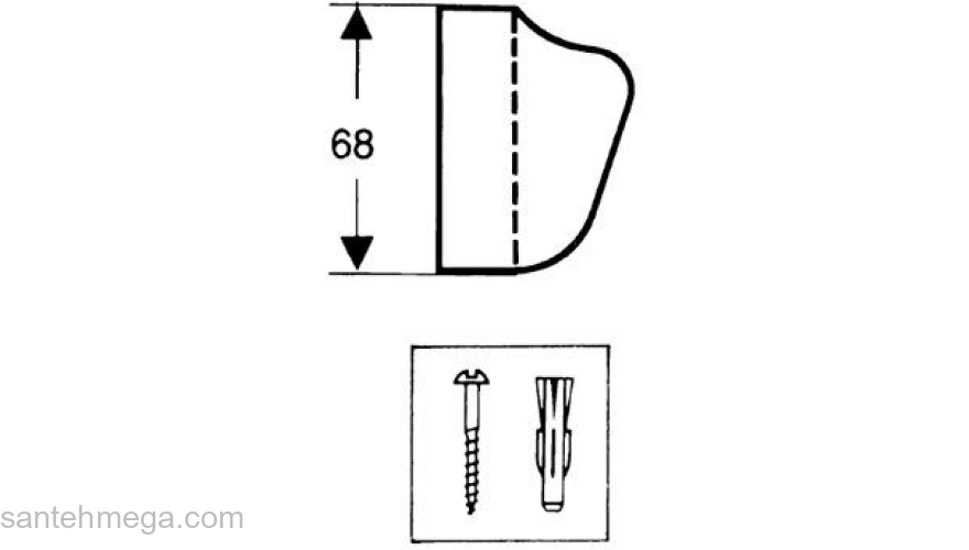 Держатель душа Hansgrohe 28321000. Фото