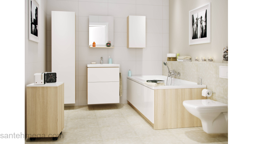 CERSANIT Панель для акриловых ванн SMART 170 белая PM-SMART*170/Wh. Фото