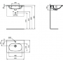 Раковина IDEAL STANDARD Tesi 62х45 T351001. Фото