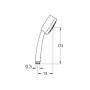 Ручной душ GROHE Bau Cosmopolitan 27358000. Фото