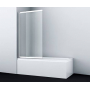 Стеклянная шторка на ванну WASSERKRAFT Main 41S02-100L Matt glass. Фото