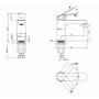 Смеситель для раковины BELBAGNO Ancora ANC-LVM-CRM. Фото