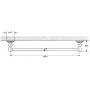 Полотенцедержатель GROHE Sinfonia 40049IG0 для ванной комнаты. Фото