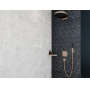 Угловая корзинка AddStoris Hansgrohe 41741140, шлифованная бронза для ванной комнаты. Фото