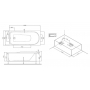 Декоративная фронтальная панель для ванны 150х70 см AM.PM Like W80A-150-070W-P. Фото