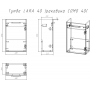 CERSANIT Тумба LARA 40 SZ-LARA-CO40/Wh. Фото