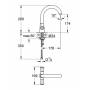 Смеситель для мойки GROHE Avina 31064000. Фото