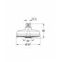 Верхний душ GROHE Rainshower Rustic 27128000. Фото
