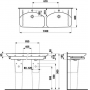 Раковина подвесная двойная LAUFEN Palace 130х48 8.1070.8.000.104.1. Фото