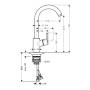Смеситель для кухни HANSGROHE Tails S Variarc 14870000. Фото