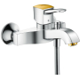 Смеситель для ванны Hansgrohe Metropol Classic хром/золото 31340090. Фото