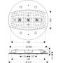 Верхний душ (тарелка) HANSGROHE Raidance Rainmaker 28404000. Фото