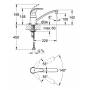 Смеситель для мойки GROHE Eurosmart 33281001. Фото