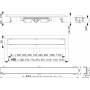 Водоотводящий желоб ALCAPLAST Professional Low APZ106-1150. Фото