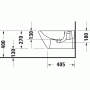 Биде подвесное DURAVIT D-Neo 2294150000. Фото