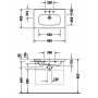 Раковина для мебели DURAVIT DURASTYLE 80х48 2320800000. Фото