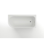 Ванна акриловая Azario LUTON 1700x800x580, пристенная, в комплекте с сифоном и металлической рамой, правая, белая  LUT17080 R. Фото