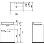 Раковина накладная LAUFEN Pro S 55x38 8.1295.2.000.104.1. Фото