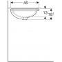 Раковина встраиваемая GEBERIT VariForm 61х46 500.756.01.2. Фото