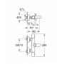 Термостатический смеситель для ванны GROHE Grohtherm 1000 34215000. Фото