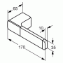 Держатель запасного рулона бумаги KLUDI Е2 4997205 для ванной комнаты. Фото