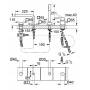 Смеситель для ванны GROHE Lineare 19577000. Фото