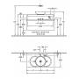 Тумба под раковину Villeroy&Boch LEGATO B124 00PN. Фото