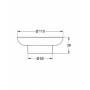 Мыльница GROHE Essentials 40368001 для ванной комнаты. Фото